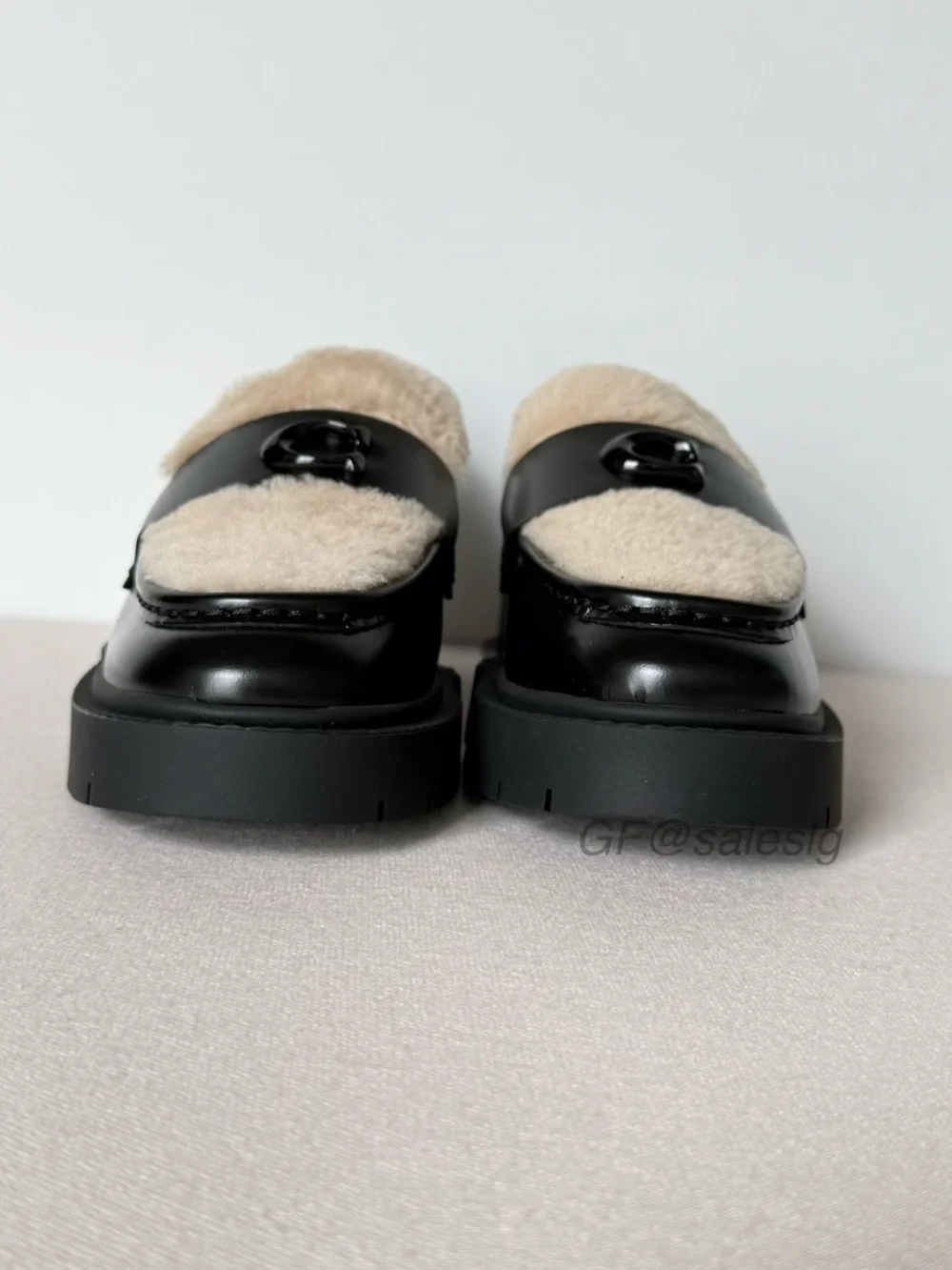 NWT Coach Leah Loafer lady’s Shoes Size 6.5 Black CX033